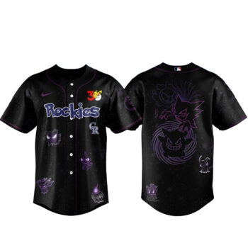Colorado Rockies Pokemon 30th Anniversary 1996-2026 Baseball Jersey