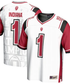 Custom Name and Number GameDay White Indiana Hoosiers College Football Playoff 2025-2026 National Champions Football Jersey