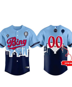 Custom Number Binghamton Rumble Ponies Independence Day Baseball Jersey