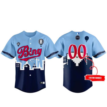 Custom Number Binghamton Rumble Ponies Independence Day Baseball Jersey