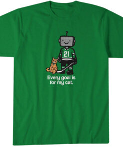 Dallas Stars Jason Robertson Every Goal Is For My Cat T-Shirt