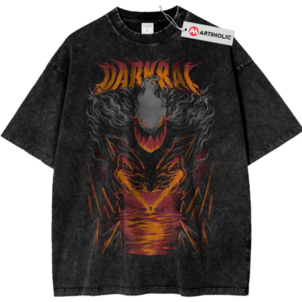 Darkrai Pokemon Washed T-Shirt Darkrai Pokemon Washed T-Shirt