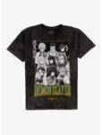 Demon Slayer Kimetsu No Yaiba Hashira Dark Wash T-Shirt