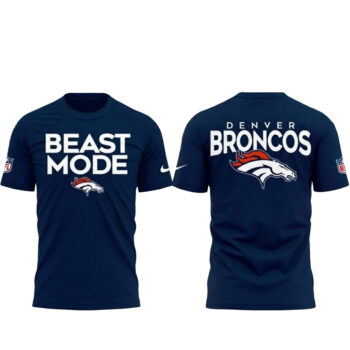 Denver Broncos Beast Mode 2026 United In Orange T-Shirt
