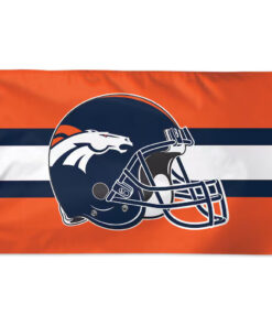 Denver Broncos Helmet Flag