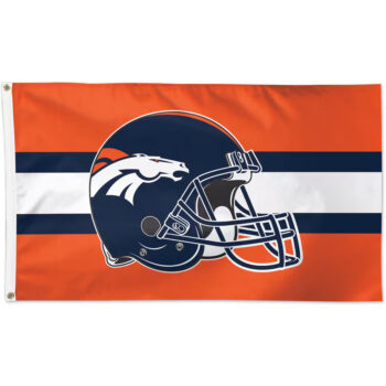 Denver Broncos Helmet Flag
