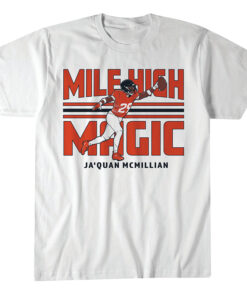 Denver Broncos Ja'Quan McMillian Mile High Magic T-Shirt