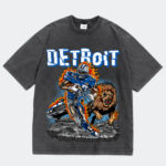Detroit Lions Football Wash T-Shirt