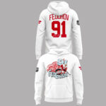 Detroit Red Wings Sergei Fedorov Number 91 White T-Shirt