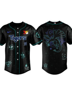 Detroit Tigers Pokemon 30th Anniversary 1996-2026 Baseball Jersey