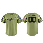 Detroit Tigers x Military Appreciation Night 2026 Custom Name and Number Baseball Jersey