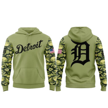 Detroit Tigers x Military Appreciation Night 2026 Hoodie