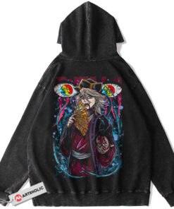Doma Demon Slayer Anime Vintage Washed Hoodie