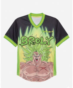 Dragon Ball Z Broly Batting Football Jersey