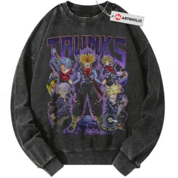 Dragon Ball Z Trunks Washed Sweatshirt