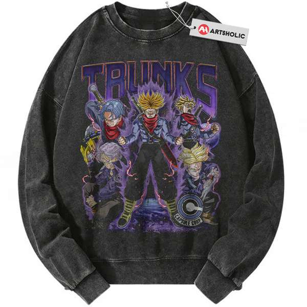 Dragon Ball Z Trunks Washed Sweatshirt Dragon Ball Z Trunks Washed Sweatshirt