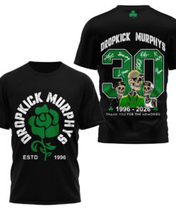 Dropkick Murphys 30th Anniversary 1996 2026 Memories T-Shirt