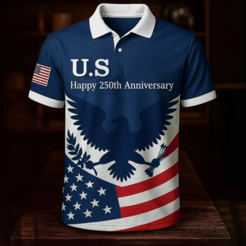 Eagle US Happy 250th Anniversary Polo Shirt