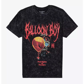 Five Nights At Freddy's Balloon Boy Metal Wash T-Shirt