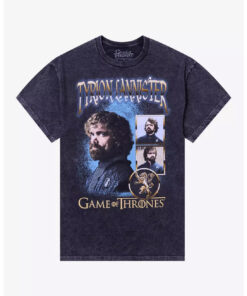 Game Of Thrones Tyrion Lannister Collage Wash T-Shirt