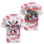 Grateful Dead 250 Years Of Freedom 2026 Patriotic Shirt