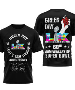 Green Day 60th Anniversary Of Super Bowl T-Shirt