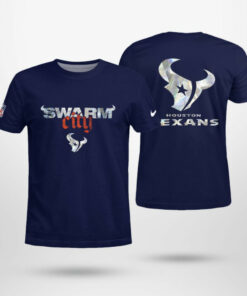 Houston Texans Swarm City 2025-2026 Season Navy Shirt