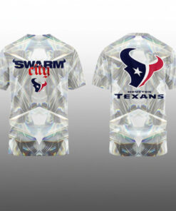 Houston Texans Time to Swarm Playoffs Swarm City T-Shirt