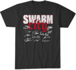 Houston Texas Football Swarm City T-Shirt