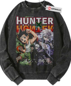 Hunter x Hunter Anime Washed Sweatshirt