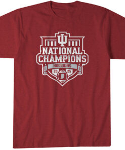 Indiana Football 2025 CFP National Champions Logo T-Shirt