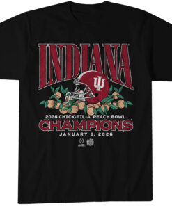 Indiana Football CFP Peach Bowl Champions T-Shirt