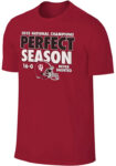 Indiana Hoosiers 2025 College Football National Champions Perfect Season 16-0 Never Daunted T-Shirt