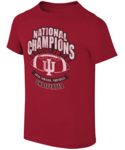 Indiana Hoosiers 2025 National Champions Undefeated T-Shirt