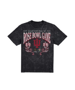 Indiana Hoosiers 2026 Rose Bowl Game Wash T-Shirt