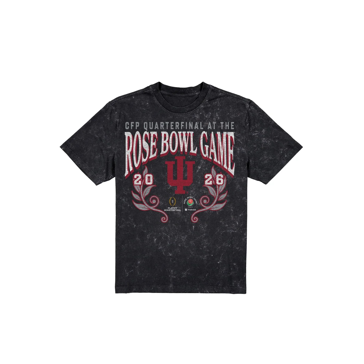 Indiana Hoosiers 2026 Rose Bowl Game Wash T-Shirt Indiana Hoosiers 2026 Rose Bowl Game Wash T-Shirt