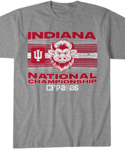Indiana Hoosiers Football 2025-26 CFP National Championship Game T-Shirt