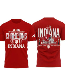 Indiana Hoosiers Football 2026 CFP National Champions T-Shirt