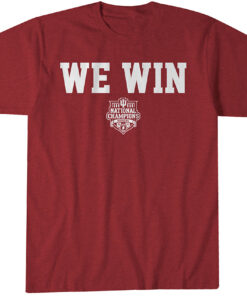 Indiana Hoosiers Football CFP National Champions We Win T-Shirt