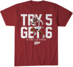Indiana Hoosiers Football D’Angelo Ponds Try 5 Get 6 T-Shirt