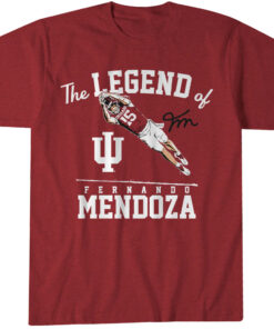 Indiana Hoosiers Football The Legend Of Fernando Mendoza T-Shirt