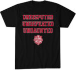 Indiana Hoosiers Football Undisputed Undefeated Undaunted National Champs T-Shirt
