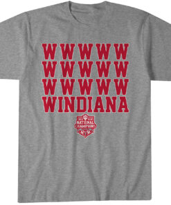 Indiana Hoosiers Football Windiana 2025 National Champions T-Shirt
