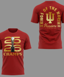 Indiana Hoosiers National Champions 2026 King Of The North T-Shirt