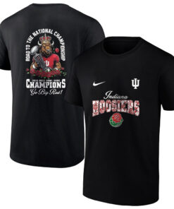 Indiana Hoosiers Road to The National Championship 2026 NCAA Rose Bowl Game Shirt