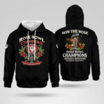Indiana Hoosiers Rose Bowl Champs 2026 Pasadena Win The Rose T-Shirt