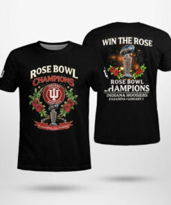 Indiana Hoosiers Rose Bowl Champs 2026 Pasadena Win The Rose T-Shirt
