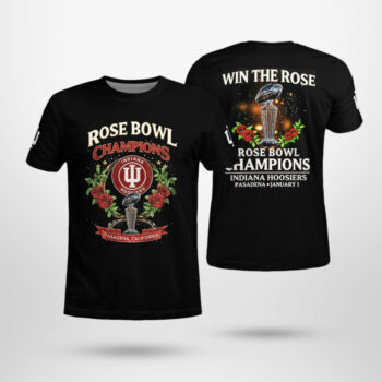 Indiana Hoosiers Rose Bowl Champs 2026 Pasadena Win The Rose T-Shirt