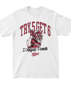 Indiana Hoosiers Try 5 Get 6 D'Angelo Ponds T-Shirt
