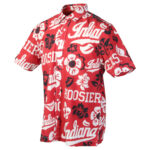 Indiana Hoosiers Vintage Floral Hawaiian Shirt Version 2